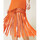 tekstylia Damskie Jeansy 3/4 & 7/8 Twin Set ABITO LONGUETTE IN MAGLIA CON FRANGE Art. 221TT3110 Czerwony