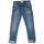 tekstylia Damskie Jeansy 3/4 & 7/8 Manuel Ritz Jeans Con Strappi MR0568 