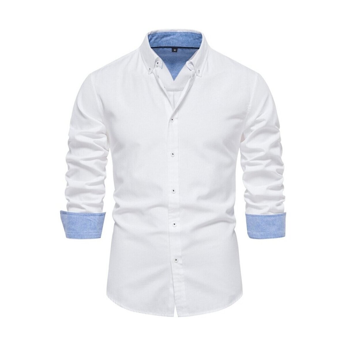 tekstylia Męskie Koszule z długim rękawem Atom SH700 Biały