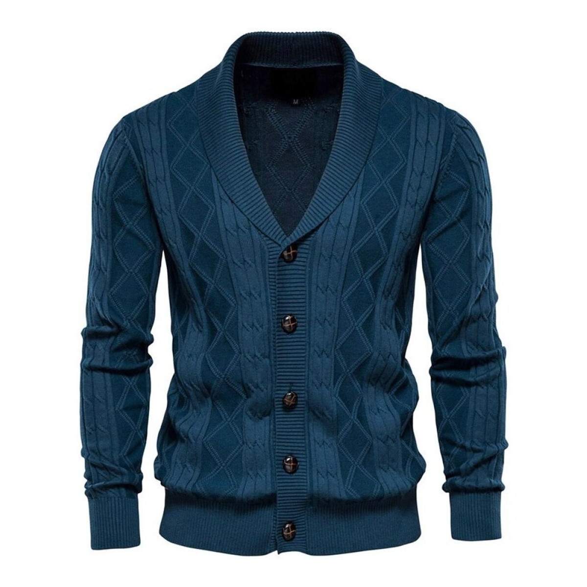 tekstylia Męskie Swetry rozpinane / Kardigany Atom Y168_Dark_blue Niebieski