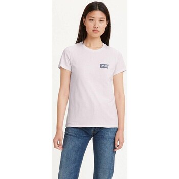 tekstylia Damskie T-shirty i Koszulki polo Levi's 17369 2490 THE PERFECT TEE Różowy