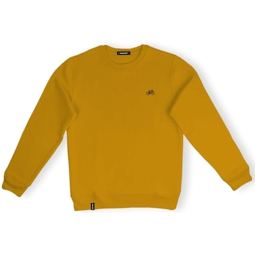 tekstylia Męskie Bluzy Organic Monkey Sweatshirt Dutch Car - Mustard Żółty
