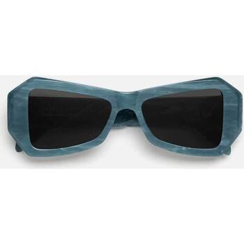 Zegarki & Biżuteria  okulary przeciwsłoneczne Retrosuperfuture Occhiali da Sole  Tempio Blue Marble BJR Niebieski