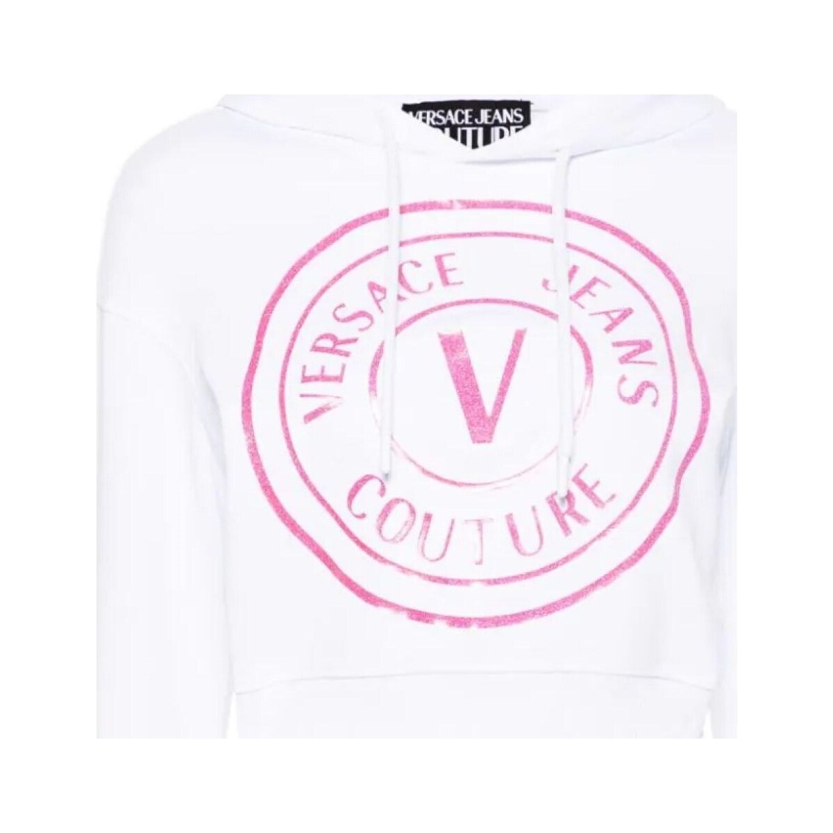 tekstylia Damskie Bluzy Versace Jeans Couture 76HAIG05-CF01G Biały