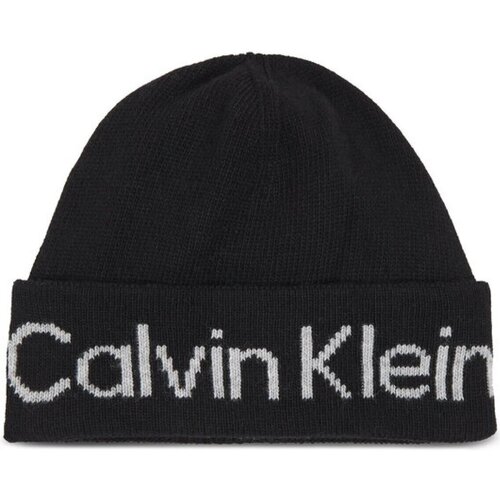 Dodatki Damskie Czapki z daszkiem Calvin Klein Jeans K60K611151 Czarny
