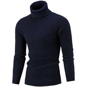 tekstylia Męskie Swetry Delie XZ302B-1-M012P15 Niebieski
