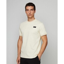tekstylia Męskie T-shirty z krótkim rękawem Hackett HM500782 Beżowy