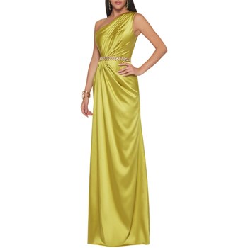 tekstylia Damskie Sukienki krótkie Impero Couture FL5070 Zielony