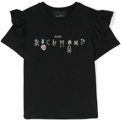 tekstylia Dziewczynka T-shirty z krótkim rękawem John Richmond RGP24097TS Czarny