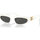 Zegarki & Biżuteria  Damskie okulary przeciwsłoneczne Miu Miu Occhiali da Sole Miu Miu MU07ZS 1425S0 Biały