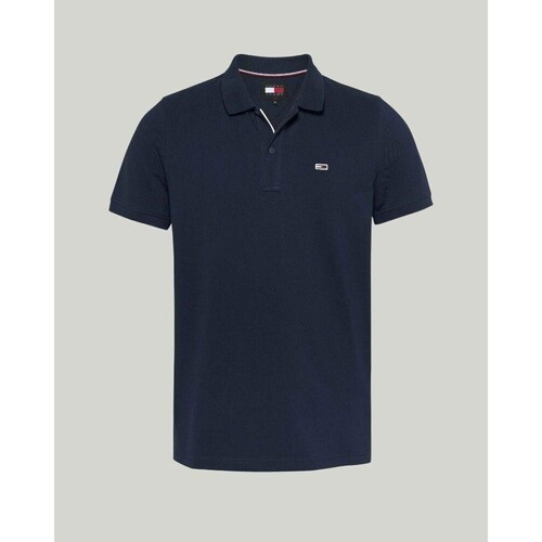 tekstylia Męskie T-shirty z krótkim rękawem Tommy Hilfiger DM0DM18312C1G Niebieski