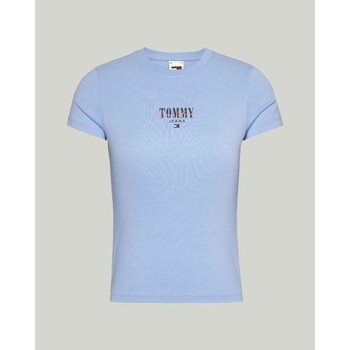tekstylia Damskie T-shirty i Koszulki polo Tommy Hilfiger DW0DW17839C3S Niebieski