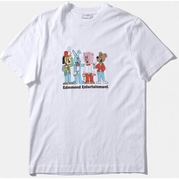 tekstylia Męskie T-shirty z krótkim rękawem Edmmond Studios  Biały