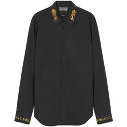 tekstylia Męskie Koszule z długim rękawem Versace Jeans Couture 76GAL2SW-N0132 Czarny