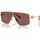 Zegarki & Biżuteria  Damskie okulary przeciwsłoneczne Miu Miu Occhiali da Sole Miu Miu MU51ZS ZVN70D Złoty