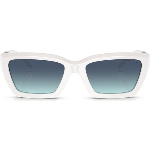 Zegarki & Biżuteria  Damskie okulary przeciwsłoneczne Tiffany Occhiali da Sole  TF4213 83929S Biały