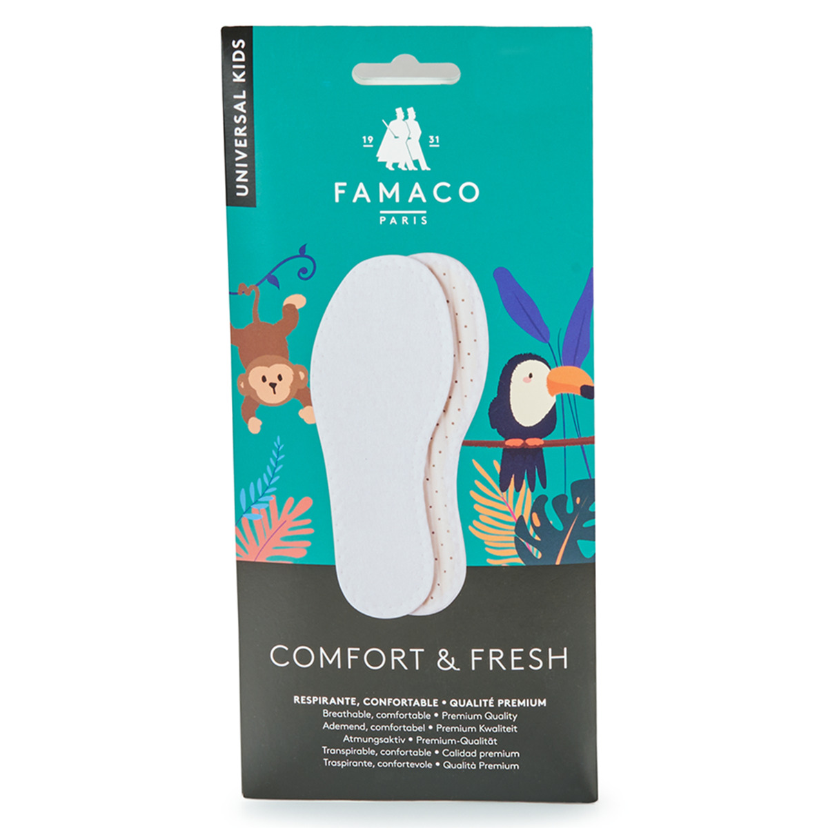 Dodatki Dziecko Akcesoria do butów Famaco Semelle confort & fresh T29 Biały