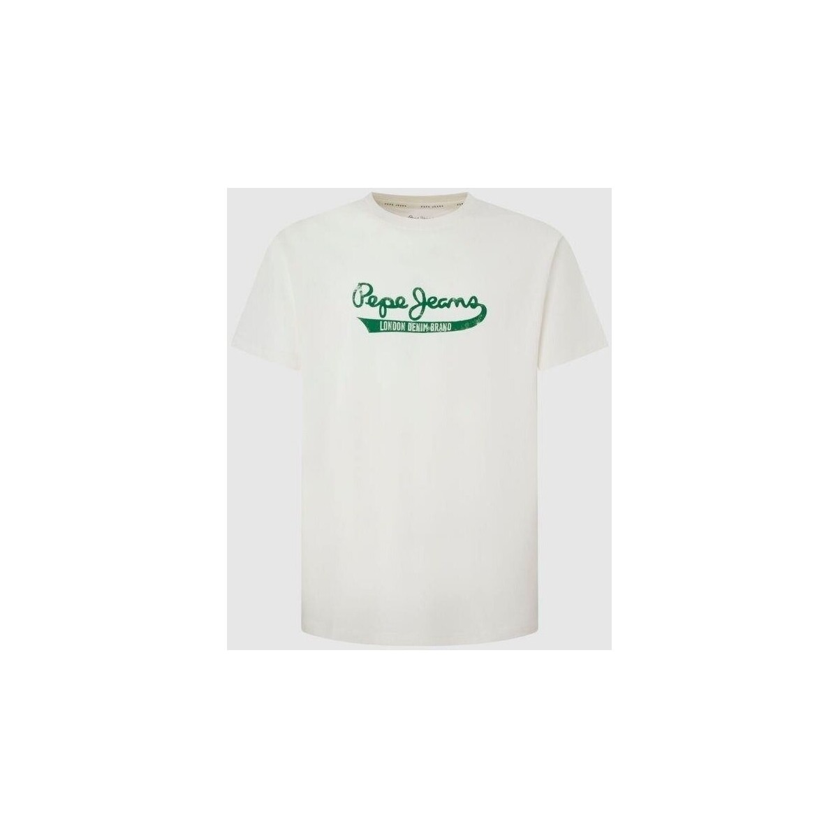 tekstylia Męskie T-shirty z krótkim rękawem Pepe jeans PM509390 CLAUDE Biały
