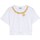 tekstylia Dziewczynka T-shirty z krótkim rękawem Moschino HDM066LBA00 Biały