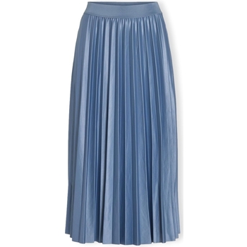 tekstylia Damskie Spódnice Vila Noos Nitban Skirt - Coronet Blue Niebieski