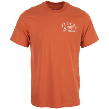 tekstylia Męskie T-shirty z krótkim rękawem Nike M J Flt Artist Series Ss Crew Pomarańczowy