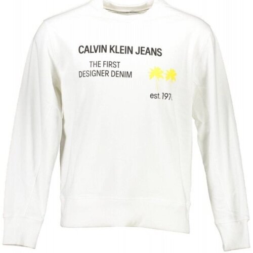 tekstylia Męskie Bluzy Calvin Klein Jeans J30J318173 Biały
