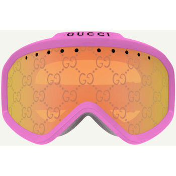 Dodatki Akcesoria sport Gucci Occhiali da Sole  Maschera da Sci e Snowboard GG1210S 004 Różowy
