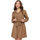 tekstylia Damskie Sukienki La Modeuse 69788_P162412 Brązowy