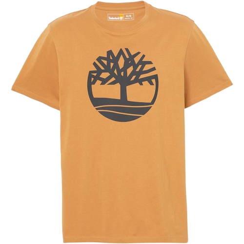 tekstylia Męskie T-shirty z krótkim rękawem Timberland 227621 Brązowy