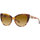 Zegarki & Biżuteria  okulary przeciwsłoneczne Ralph Lauren Occhiali da Sole  RL8215BU 60932L Brązowy