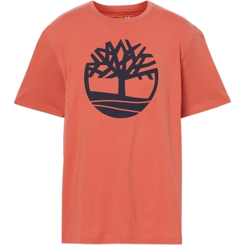 tekstylia Męskie T-shirty z krótkim rękawem Timberland 227500 Pomarańczowy