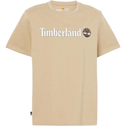 tekstylia Męskie T-shirty z krótkim rękawem Timberland 227450 Żółty
