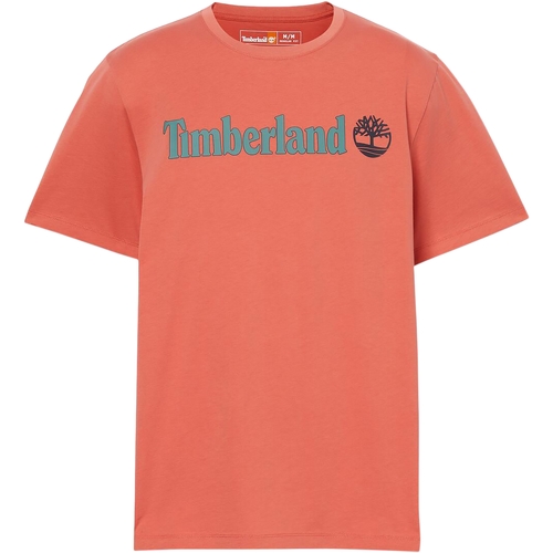 tekstylia Męskie T-shirty z krótkim rękawem Timberland 227446 Pomarańczowy