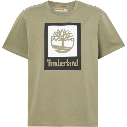 tekstylia Męskie T-shirty z krótkim rękawem Timberland 227460 Zielony