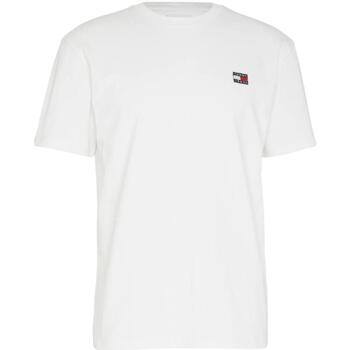 tekstylia Męskie T-shirty z krótkim rękawem Tommy Hilfiger  Biały