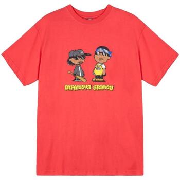 tekstylia Męskie T-shirty z krótkim rękawem Grimey  Czerwony