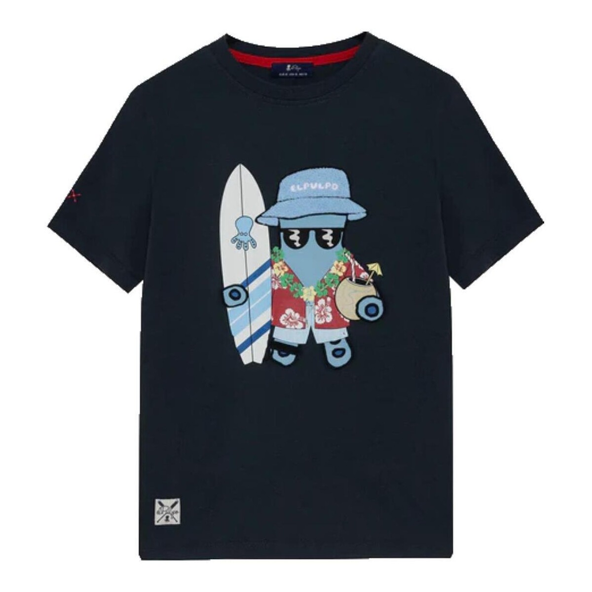 tekstylia Chłopiec T-shirty z krótkim rękawem Elpulpo  Niebieski