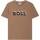 tekstylia Chłopiec T-shirty z długim rękawem BOSS J50723 Beżowy