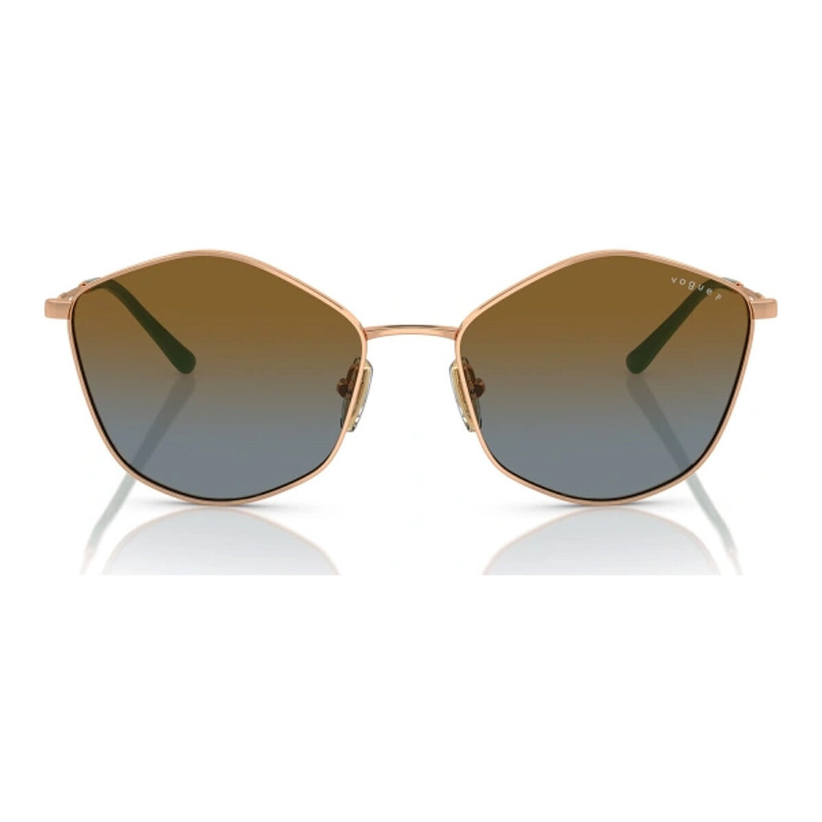 Zegarki & Biżuteria  Damskie okulary przeciwsłoneczne Vogue Occhiali da Sole  VO4282S 51521F Polarizzati Złoty