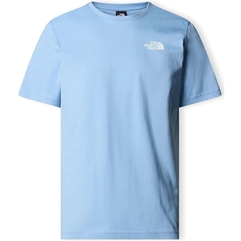 tekstylia Męskie T-shirty i Koszulki polo The North Face T-Shirt Redbox - Steel Blue Niebieski