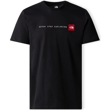 tekstylia Męskie T-shirty i Koszulki polo The North Face T-Shirt Never Stop Exploring - Black Czarny