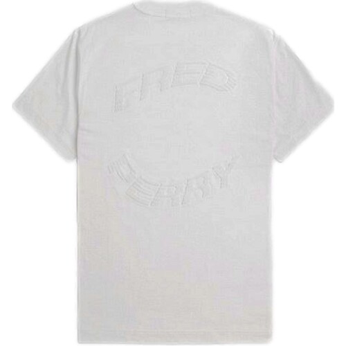 tekstylia Męskie T-shirty z krótkim rękawem Fred Perry  Biały
