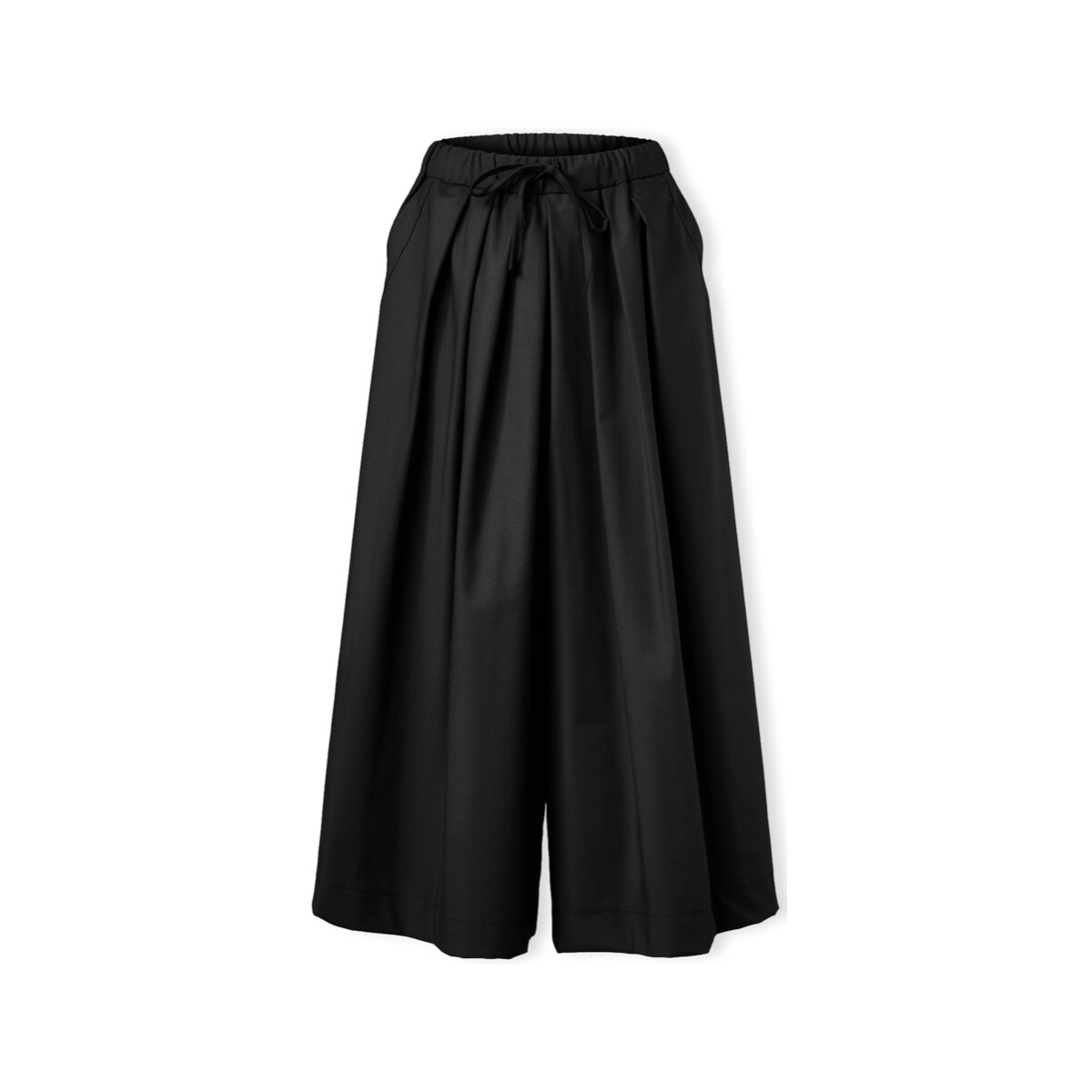 tekstylia Damskie Spodnie Wendykei Trousers 923086 - Black Czarny
