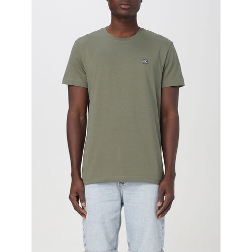 tekstylia Męskie T-shirty i Koszulki polo Calvin Klein Jeans J32J325268 LDY Zielony