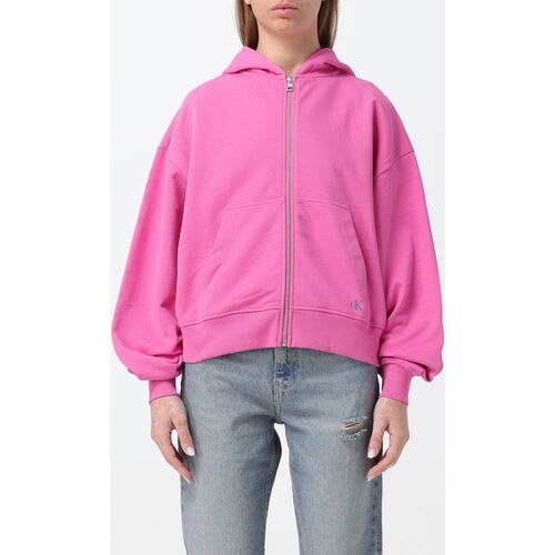 tekstylia Damskie Bluzy Calvin Klein Jeans J20J2225447 TO5 Różowy