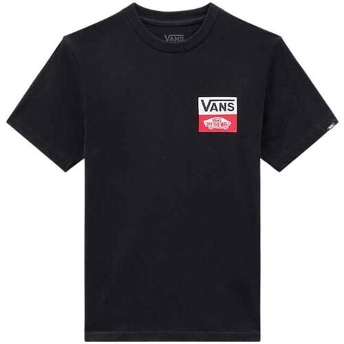 tekstylia Chłopiec T-shirty z krótkim rękawem Vans  Czarny