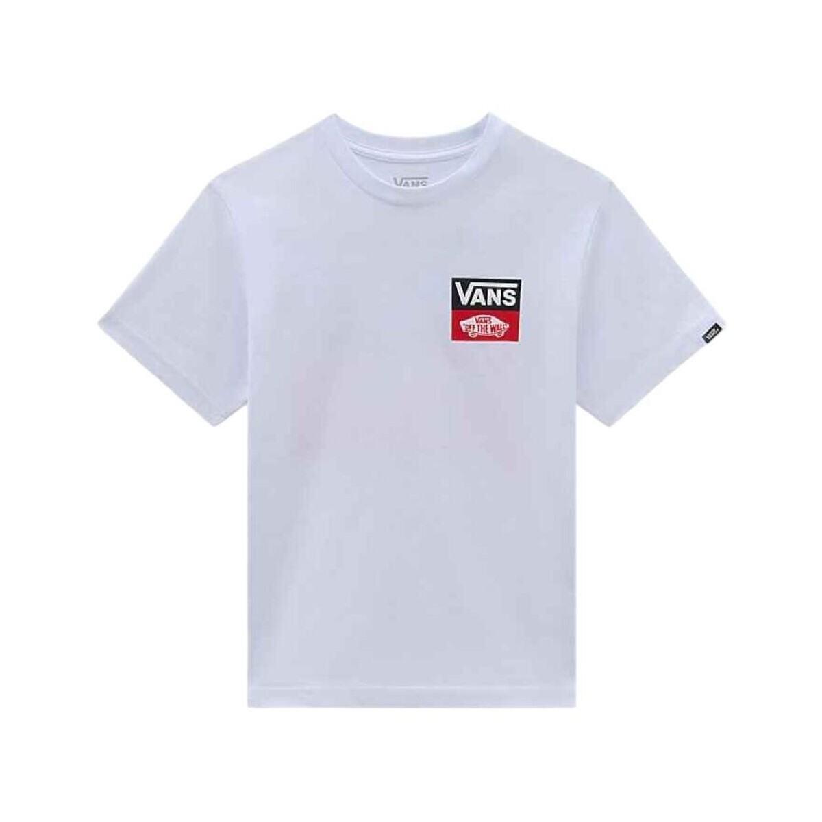 tekstylia Chłopiec T-shirty z krótkim rękawem Vans  Biały