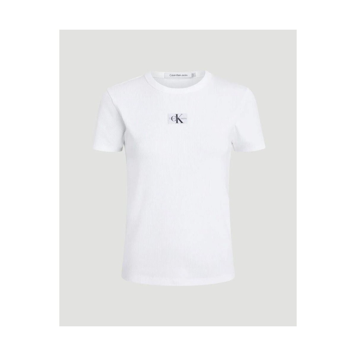 tekstylia Damskie T-shirty i Koszulki polo Calvin Klein Jeans J20J222687YAF Biały