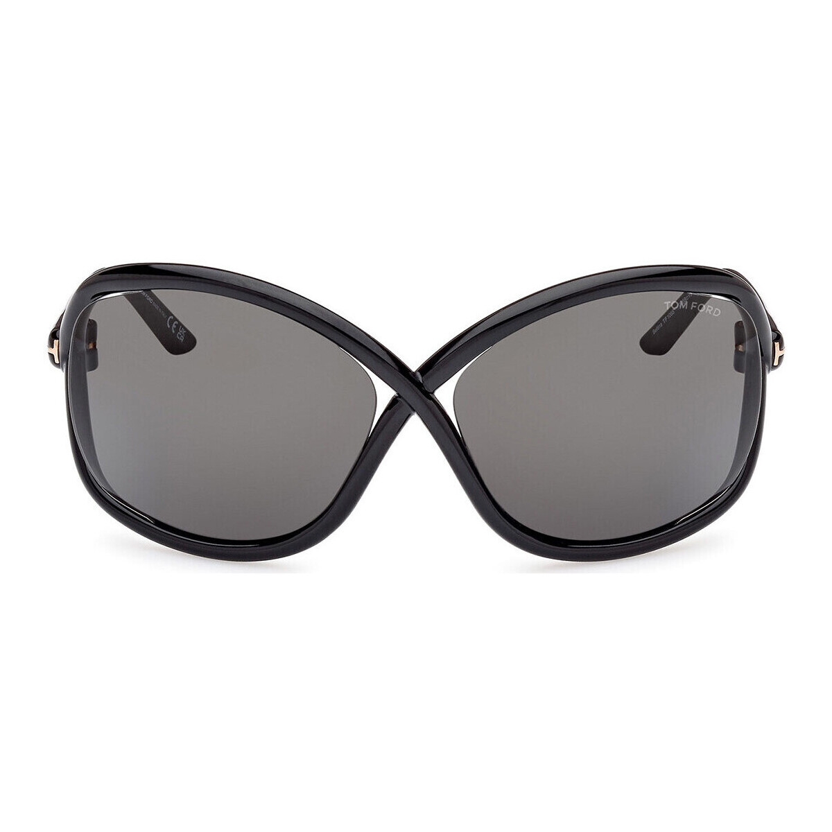 Zegarki & Biżuteria  okulary przeciwsłoneczne Tom Ford Occhiali da Sole  Bettina FT1068/S 01A Czarny