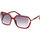 Zegarki & Biżuteria  okulary przeciwsłoneczne Tom Ford Occhiali da Sole  Solange-02 FT1089/S 75B Bordeaux